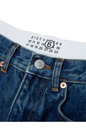 jeans in cotone blu MAISON MARGIELA KIDS | M60632MM03VM601